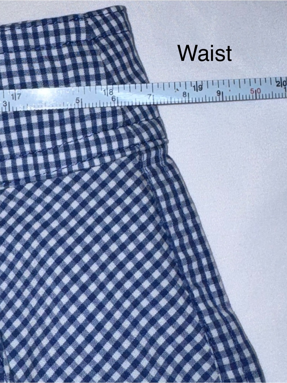 Lululemon Athetica Shorts Mens 38 Blue Gingham Check Golf Casual Stretch - Picture 6 of 9